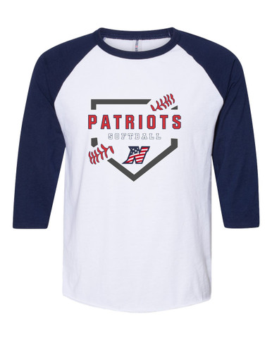 Northern Patriots Softball #2 Women's Baseball T-Shirt