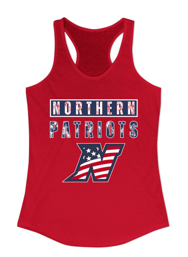 Northern Patriots Mascot #9 Women's Tank Top
