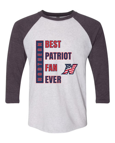 Northern Patriots Best Patriot Fan Men's Baseball T-Shirt