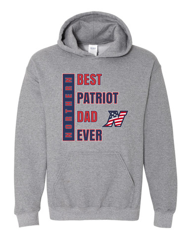 Northern Patriots Best Patriot Dad Men's Hoodie