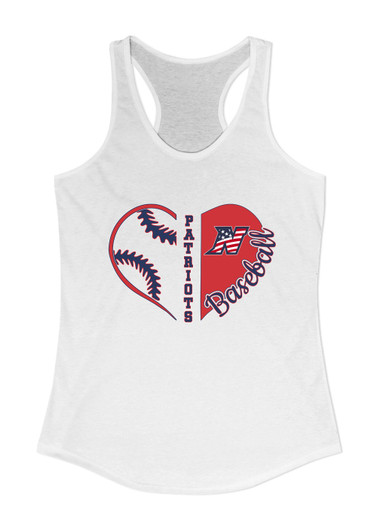 Northern Patriots Heart Baseball Women's Tank Top
