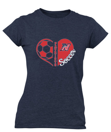 Northern Patriots Heart Soccer Women's SS T-Shirt