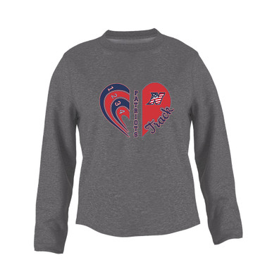 Northern Patriots Heart Track Women's Sweatshirt