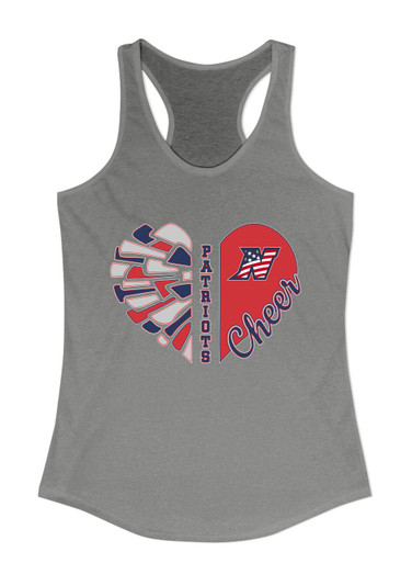 Northern Patriots Heart Cheer Women's Tank Top
