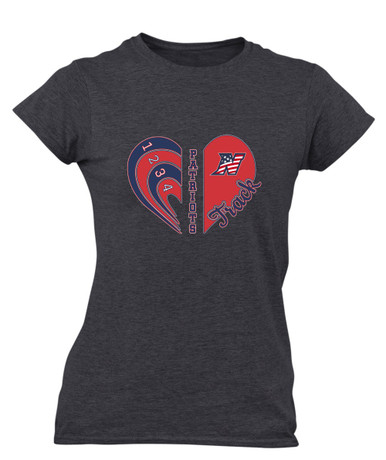 Northern Patriots Heart Track Women's Premium SS T-Shirt
