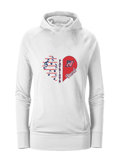 Northern Patriots Heart Band Women's Hoodie