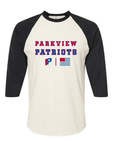 Parkview Patriots Spirit Flag Women's Baseball T-Shirt
