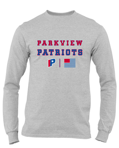 Parkview Patriots Spirit Flag Men's Premium LS T-Shirt