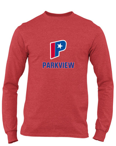 Parkview Patriots Mascot #2 Men's LS T-Shirt