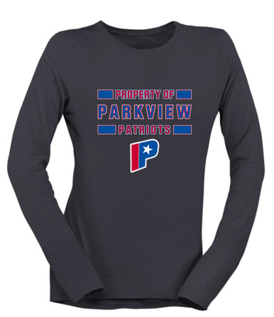Parkview Patriots Property Of Women's Premium LS T-Shirt
