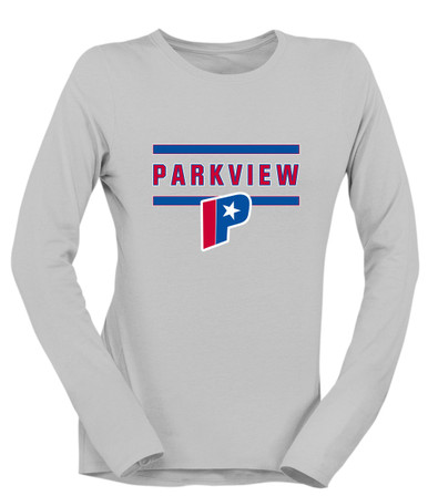 Parkview Patriots Mascot #4 Women's LS T-Shirt