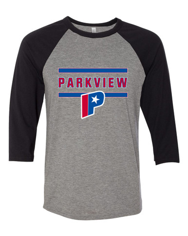 Parkview Patriots Mascot #4 Women's Baseball T-Shirt