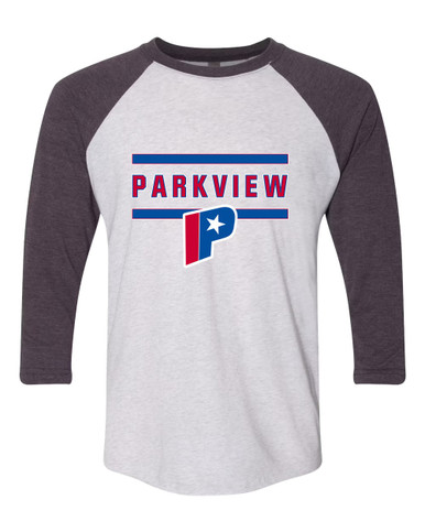 Parkview Patriots Mascot #4 Men's Baseball T-Shirt
