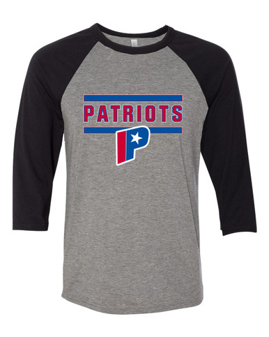 Parkview Patriots Mascot #5 Men's Baseball T-Shirt