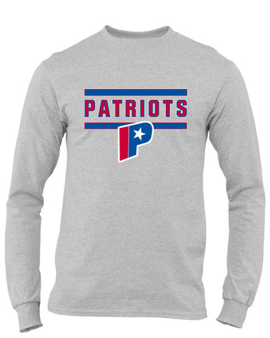Parkview Patriots Mascot #5 Men's LS T-Shirt