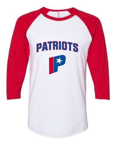Parkview Patriots Mascot #6 Women's Baseball T-Shirt