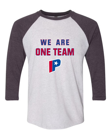 Parkview Patriots We Are One Team Women's Baseball T-Shirt