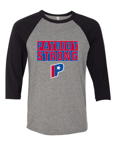 Parkview Patriots Strong #1 Men's Baseball T-Shirt