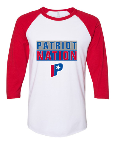 Parkview Patriots Nation #1 Women's Baseball T-Shirt