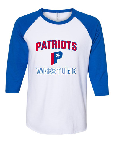 Parkview Patriots Wrestling Women's Baseball T-Shirt