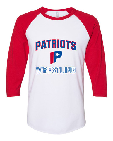 Parkview Patriots Wrestling Men's Baseball T-Shirt