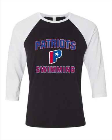 Parkview Patriots Swimming Women's Baseball T-Shirt