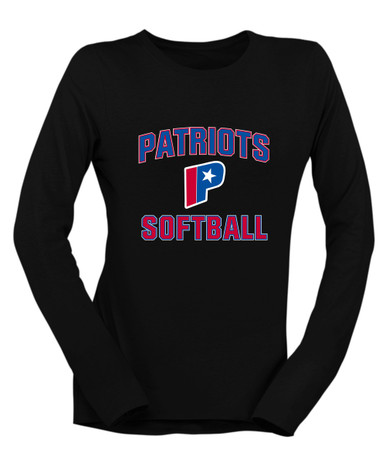 Parkview Patriots Softball #1 Women's LS T-Shirt
