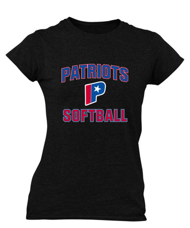 Parkview Patriots Softball #1 Women's Premium SS T-Shirt