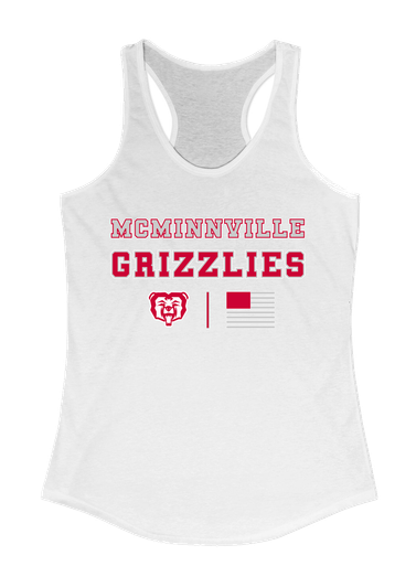 McMinnville Grizzlies Spirit Flag Women's Tank Top