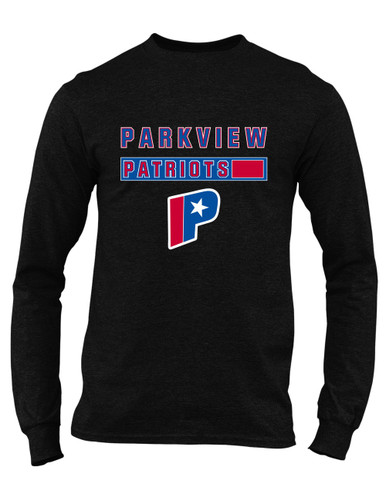 Parkview Patriots Mascot #7 Men's Premium LS T-Shirt