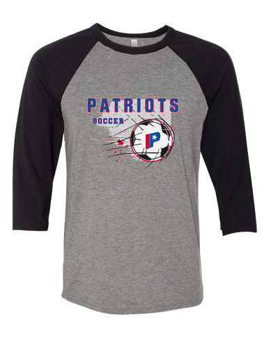Parkview Patriots Soccer #2 Women's Baseball T-Shirt