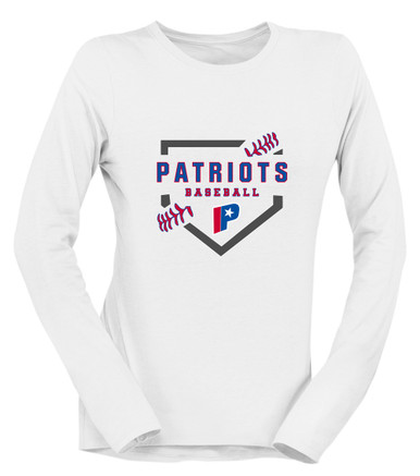 Parkview Patriots Baseball #2 Women's LS T-Shirt