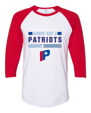 Parkview Patriots Mindset Women's Baseball T-Shirt