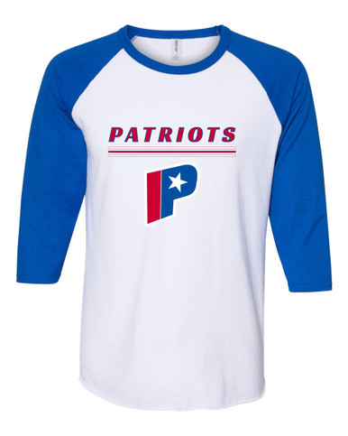 Parkview Patriots Mascot #8 Women's Baseball T-Shirt