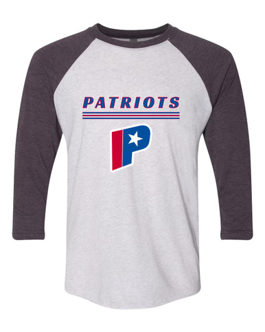 Parkview Patriots Mascot #8 Men's Baseball T-Shirt