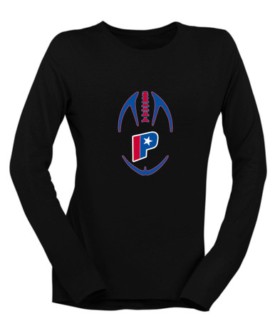 Parkview Patriots Football #4 Women's Premium LS T-Shirt