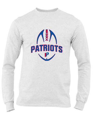 Parkview Patriots Football #5 Men's LS T-Shirt