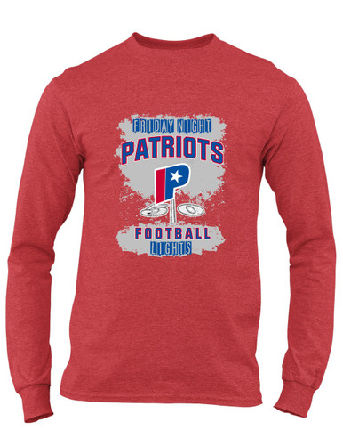 Parkview Patriots Football #6 Men's LS T-Shirt