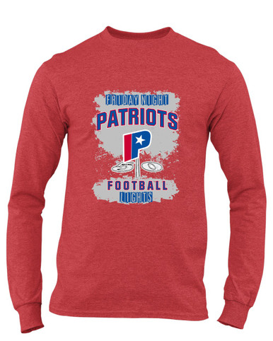 Parkview Patriots Football #6 Men's Premium LS T-Shirt