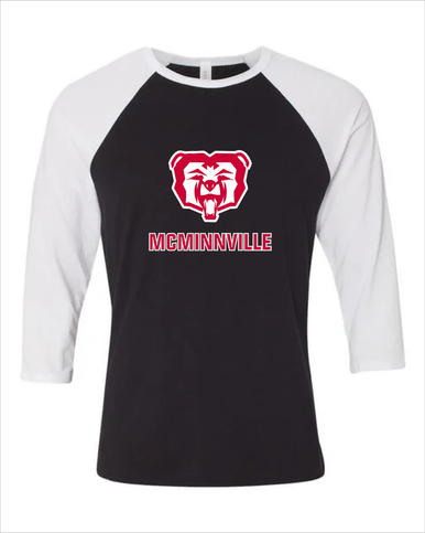 McMinnville Grizzlies Mascot #2 Women's Baseball T-Shirt