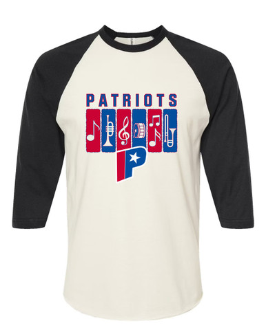 Parkview Patriots Band # 2 Men's Baseball T-Shirt