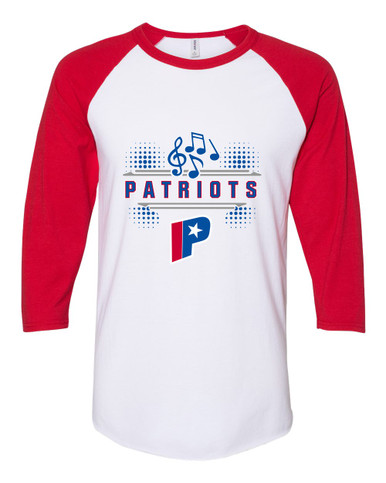 Parkview Patriots Band # 3 Men's Baseball T-Shirt