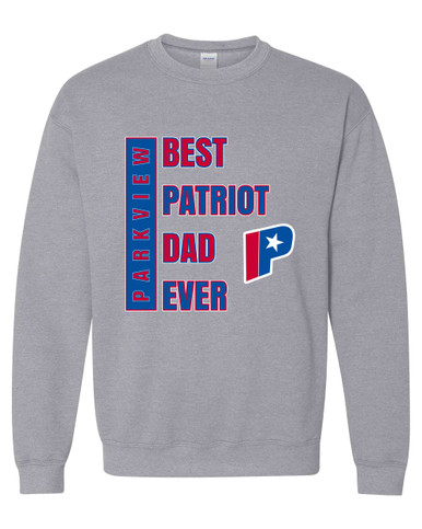 Parkview Patriots Best Patriot Dad Men's Sweatshirt