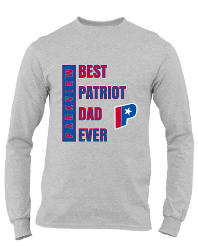 Parkview Patriots Best Patriot Dad Men's Premium LS T-Shirt