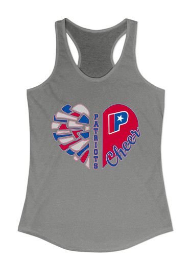 Parkview Patriots Heart Cheer Women's Tank Top
