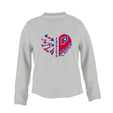 Parkview Patriots Heart Cheer Women's Sweatshirt