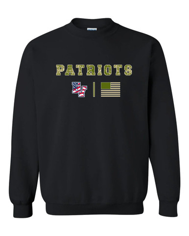 East View Patriots Camo Flag Men's Sweatshirt