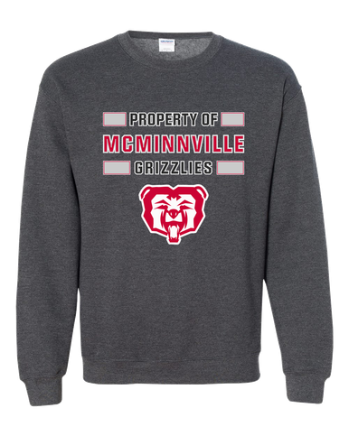 McMinnville Grizzlies Property Of Men's Sweatshirt