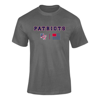 East View Patriots Team Colors Flag Men's SS T-Shirt