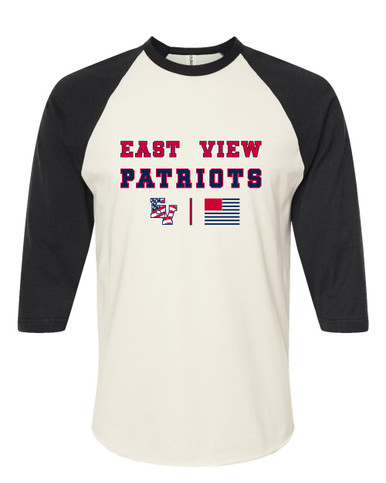 East View Patriots Spirit Flag Women's Baseball T-Shirt